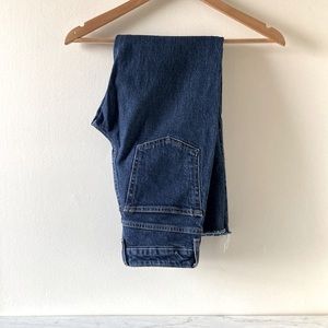 Topshop straight leg, high-waist jeans